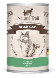 NATURAL TRAIL WILD CAT MOKRA KARMA DLA KOTA z dziczyzną