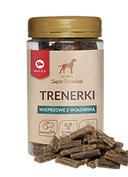 MACED SUPERPREMIUM TRENERKI DLA PSA wieprzowe z wołowiną