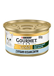 GOURMET GOLD SECCULENT DELIGHTS KARMA DLA KOTA z rybami oceanicznymi