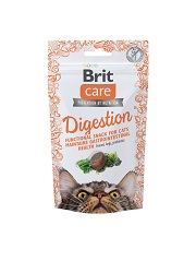 BRIT CARE CAT SNACK DIGESTION PRZYSMAK DLA KOTA wspierający trawienie