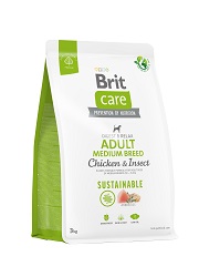 BRIT CARE SUSTAINABLE ADULT MEDIUM CHICKEN INSECT KARMA DLA PSA