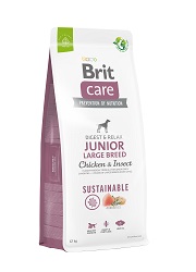 BRIT CARE SUSTAINABLE JUNIOR LARGE CHICKEN INSECT KARMA DLA SZCZENIAKA