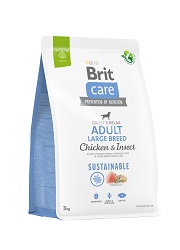 BRIT CARE SUSTAINABLE ADULT LARGE CHICKEN INSECT KARMA DLA PSA