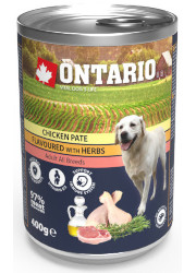 ONTARIO PATE KARMA DLA PSA kurczak w ziołach