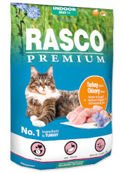 RASCO PREMIUM CAT INDOOR KARMA DLA KOTA - z indykiem i cykorią