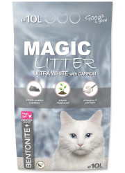 MAGIC LITTER ULTRA WHITE WITH CARBON BENTONITOWY ŻWIREK DLA KOTA bezzapachowy