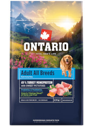 ONTARIO ADULT MONOPROTEIN TURKEY and SWEET POTATOES KARMA DLA DOROSŁYCH PSÓW