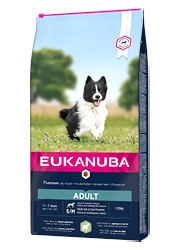 EUKANUBA ADULT SMALL / MEDIUM BREED LAMB and RICE KARMA DLA PSA