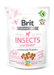 BRIT CARE CRUNCHY CRACKER PUPPY INSECT / WHEY PRZYSMAK DLA SZCZENIAKA