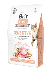 BRIT CARE CAT GRAIN FREE SENSITIVE HEALTHY DIGESTION / DELICATE TASTY KARMA DLA KOTA