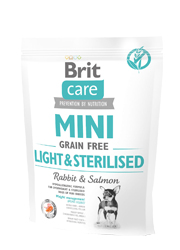 BRIT CARE MINI GRAIN FREE LIGHT / STERILISED