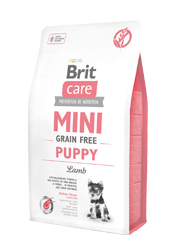 BRIT CARE MINI GRAIN FREE PUPPY LAMB