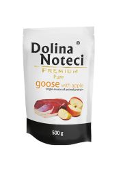 DOLINA NOTECI PREMIUM PURE BOGATA W GĘŚ Z JABŁKIEM saszetka dla psa