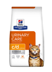 HILLS PRESCRIPTION DIET FELINE URINARY CARE C/D MULTICARE SUCHA KARMA DLA KOTA z kurczakiem