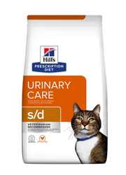 HILLS PRESCRIPTION DIET FELINE URINARY DISSOLUTION S/D SUCHA KARMA DLA KOTA