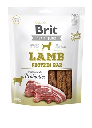 BRIT JERKY SNACK LAMB PROTEIN BAR PRZYSMAKI DLA PSA